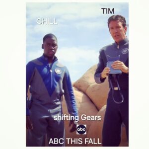 Daryl Mitchell Instagram - I'm joining the team, with @ofctimallen @froy @katdenningsss for comedy time #shiftinggearstimallen @abc this fall