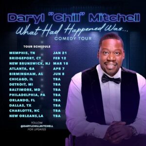 Daryl Mitchell Instagram - Come see me live @stardomecomedy 
June, 8 2023 door open at 5, show start @ 7 pm 1 night only