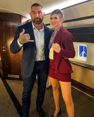 Dave Bautista Instagram - My Spy: the Eternal city is out now on @primevideo !
Go check it out 😃👊🏻 

A big thank you to @davebautista for this opportunity ♥️🙏 
We had so much fun ! 

Thank you to @rob__degroot , @james.churchman , @rich_m_king & all the others ! 🔥♥️

#myspy #myspymovie #fight #fighting #theeternalcity #davebautista #stunt #stuntperformers #role #moviescenes #behindthescene #motivation #thankful #fightchoreography #airhostess