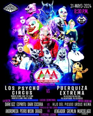 Dave The Clown Instagram - HOY NOS VEMOS EN LA ARENA QUERÉTARO !!!!!! Vamos a hacer carnitas con la Puerkitza #tecargóelpayaso