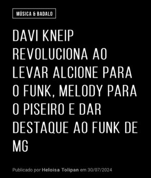 Davi Kneip Instagram - Inovação …  de BH pro mundo 🔥❤️🙏 @heloisatolipan