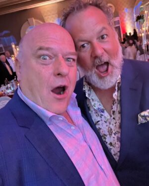 David Costabile Instagram - This guy finally caught me in Kentucky! The long arm of the law. #breaking-bad #galeboetticher #hankmeetsgale #kentuckyderby #unbridledeve