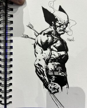 David Finch Instagram - Some drawings from sdcc this past week. Lots of Wolverine!  These are a bunch of quicker ones done at the table.