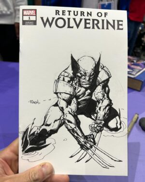 David Finch Instagram - Some drawings from sdcc this past week. Lots of Wolverine!  These are a bunch of quicker ones done at the table.