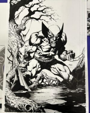 David Finch Instagram - Wolverine commission from heroes con!