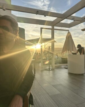 David Garrett Instagram - Enjoying the beautiful sunset