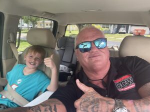 David Heath Instagram - Riding dirty with my mijo!