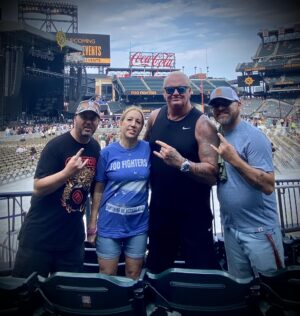 David Heath Instagram - Small world ! #foofighters #NY #fanginNbangin