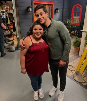 David Henrie Instagram - Love when long time friends come visit. How long have we known each other? Swipe to find out 😂
.
.
.
.
.
#OnSet #Throwback #Friends #Disney #Actor #Fun