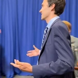 David Hogg Instagram - Nice seeing you governor @timwalz
