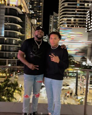 David Ortiz Instagram - Mijo, all I have to say is I am very proud of you following in my footsteps and working extremely hard to get to this point. Remember what I always tell you, the sky is the limit! That’s a baby step compared to what is coming keep up the good work. I love you man @dangeloortiz34 congrats on being drafted ❤️