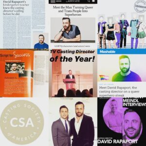 David Rapaport Instagram - Some of our incredible accolades from 2019. Excited for the year ahead! Thank you @entertainmentweekly @theadvocatemag @talentmgrsassoc @csacasting 🏆