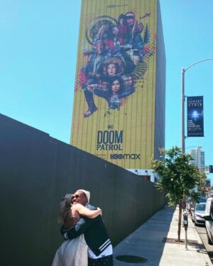 David Rapaport Instagram - this made my day 😁🥳 @dcdoompatrol @hbomax @aprilthebowlby @joivanwade