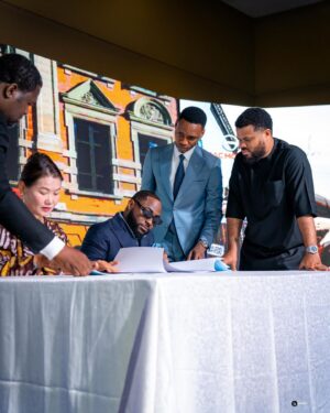 Davido Instagram - Happy to partner with @gacmotorngr and drive into the future together. 🚗✨ Innovation and luxury at its finest. 

@jubriloflagos @cigmotorsngr