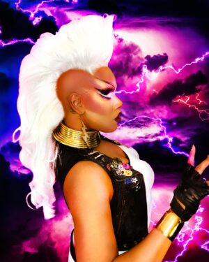 Dax ExclamationPoint Instagram - I just know all about Storm but her hair looks fierce. As someone who loves storm’s mohawk I am sad about the current state. I just wanna remind you: it can be and is iconic. We just have to suffer weird art for like a minute…. #brightLadyBePraised #typhoonicorn #mutantAndProud #bloodstorm