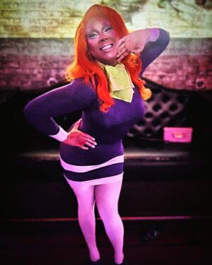 Dax ExclamationPoint Instagram - No cops at pride. Only Daphne. #daphneBlake #gayMysteries #dcPride #MysteryMachine #freakyPhantom #mysteryInc
