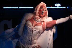 Dax ExclamationPoint Instagram - Thanks to @rosie.beret and @naughtymenagerie for having me at #rageRiot this past weekend at @dc9club ! And special thanks to @picsgimisios for photographing all the performances!! 💎💎💎💎❣️❣️❣️❣️ #drag #emmaFrost #scarletWitch #dmvDrag