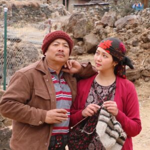 Dayahang Rai Instagram - Soro & Binjuri would like to Thank You all for the love & support! 🙏🏻💖✨ 
Grateful & overjoyed as we celebrate 4 incredible weeks of our movie Gharjwai’s release! 
📸: @akashrawalofficial 
#GHARJWAI #BTS