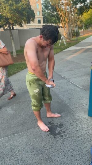 Daylon Swearingen Instagram - Yesterday was the last day of @carolinacowboyspbr training camp 

The boys ended it with a media day in downtown Charlotte……
Little did they know there was a Hot Yoga Club right beside us 

GM Austin Dillon dared @daylon_swearingen and @ethanwinckler to do a class before we left 

This is the results 🤣😆🫣