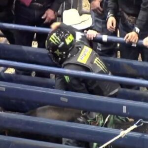 Daylon Swearingen Instagram - The first night of the Dakota Community Bank & Trust Bismarck @PBR Bull Riding Challenge was a good one! 85.5 on Dennis The Menace and 89 on Safety Meeting in the championship round! Ready for round two tonight. @monsterenergy @wrangler @americanhatco @totalfeeds @pneudart @rafterpchaps @lvcordasamericanas @pbr @carolinacowboyspbr