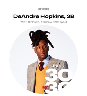 DeAndre Hopkins Instagram - Equity deals only. Buy land, they’re not making it anymore. Thank you @forbes for this honor🙏