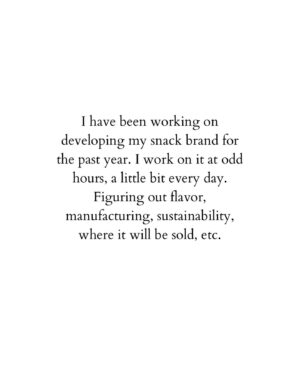 DeVonn Francis Instagram - I have been working on developing my snack brand for the past year. I work on it at odd hours, a little bit every day. Figuring out flavor, manufacturing, sustainability, where it will be sold, etc.

On January 1st, I made our first delivery to our very first hospitality client! Now you can find the snack mix at @babelloft on their new bar menu.

Starting of the year with this achievement feels like a good omen for what’s to come. My dream is seeing the snack mix at more bars, restaurants, and hotels around the country.

So consider this my open call to hospitality brands and individuals at said bars, restaurants, and hotels! If interested in carrying this product, let’s talk!

Email me—send me a DM. Looking forward to hearing from you :)