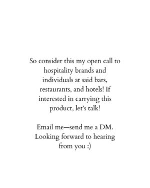 DeVonn Francis Instagram - I have been working on developing my snack brand for the past year. I work on it at odd hours, a little bit every day. Figuring out flavor, manufacturing, sustainability, where it will be sold, etc.

On January 1st, I made our first delivery to our very first hospitality client! Now you can find the snack mix at @babelloft on their new bar menu.

Starting of the year with this achievement feels like a good omen for what’s to come. My dream is seeing the snack mix at more bars, restaurants, and hotels around the country.

So consider this my open call to hospitality brands and individuals at said bars, restaurants, and hotels! If interested in carrying this product, let’s talk!

Email me—send me a DM. Looking forward to hearing from you :)