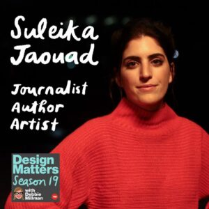 Debbie Millman Instagram - I’ve aired some my favorite Design Matters podcast episodes this summer! They include the glorious @gloriasteinem, artist @aiww, writer and artist @suleikajaouad, songwriter and musician @rosannecash, writer and editor @isaac.fitzgerald, artist @oliverjeffers and writer, editor and technologist @kevin2kelly. Link to listen is in my bio! Hope you enjoy!