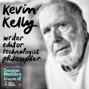 Debbie Millman Instagram - I’ve aired some my favorite Design Matters podcast episodes this summer! They include the glorious @gloriasteinem, artist @aiww, writer and artist @suleikajaouad, songwriter and musician @rosannecash, writer and editor @isaac.fitzgerald, artist @oliverjeffers and writer, editor and technologist @kevin2kelly. Link to listen is in my bio! Hope you enjoy!