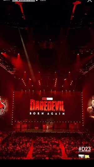 Deborah Ann Woll Instagram - Here’s a little taste from earlier tonight of Daredevil: Born Again at D23. What a blast!!! Thank you all who attended! Wow! @marvelstudios