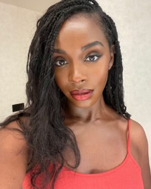 Deborah Ayorinde Instagram - UNFILTERED 

What I used:

@yslbeauty 

- NU Bare look tint (NU 17 for lightest parts of my face, Mix of NU 18 and 19 for everywhere else) 
- All Hours concealer (DW4)
- NU Lip and Cheek tint (NU Flush; on my lips, nose and cheeks)
- All Hours setting powder (Chocolat)

Lips: @sephora gel lip liner (molasses)
@sephora lip stain (always red)
@nyxcosmetics matte lip cream (Amsterdam; highlights of my lips)