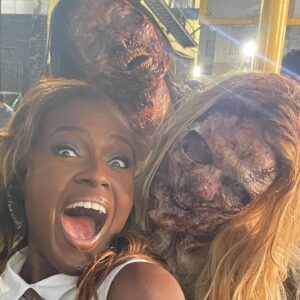 Deborah Joy Winans Instagram - @amcthewalkingdead Thank you so much for 11 seasons of AMAZINGNESS!! And thank you to my friends over @thetalkingdeadamc  for rolling out the red carpet to attend the series finale!! I had a blast! Met my faves! Saw some walkers! And said a tearful goodbye to a show that has given my husband and I so much joy over the years!! Thank you🙌🏿🙌🏿💜💜 MUA @missdrini  Hair @iammichab