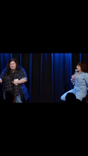 Debra DiGiovanni Instagram - We all remember the first time! This is filthy from the super fun show FILTH hosted by @stephtolev at the @thecomedystore Steph makes me laugh too much- and we both love to scream! #cakeart #craft #comedyclub #funny #women