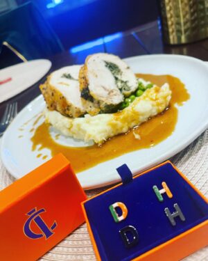 Declan Horgan Instagram - Tonight’s dinner because I had time and wow what a belter!! Provençal stuffed deboned whole chicken with buttery mash potato, minted peas and jus poulet aced vin blanc @initials.club @perduechicken #teamdeclan