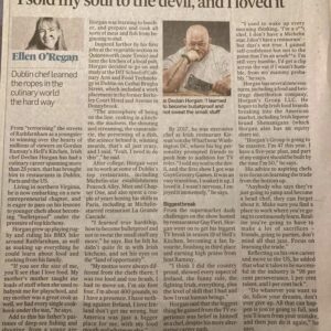 Declan Horgan Instagram - In the @irishtimesnews little article!! On little old me so amazing things yet to come!!