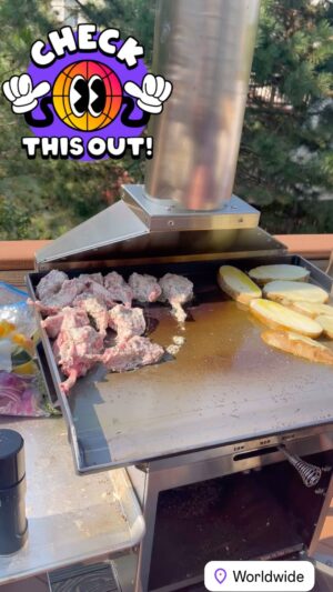 Declan Horgan Instagram - Today I got the chance to cook with my new “RAD” outdoor wood pellet burning grill and oven by @timberstoves. An incredible portable cooking apparatus that’s a game changer from @tysontraeger and the team #grill #teamdeclan #timberstoves