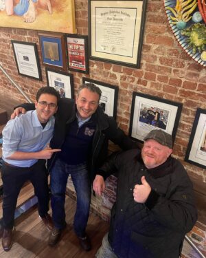 Declan Horgan Instagram - About last night myself and @kmarietaylor had the pleasure of dining at @ilcanale with with a good friend @marino.monferrato and his beautiful wife Michelle. We also had the opportunity to get a photo in front of our photo on the wall of fame @ilcanale thank you to Alessandros @altalian and the awesome team for a great night.