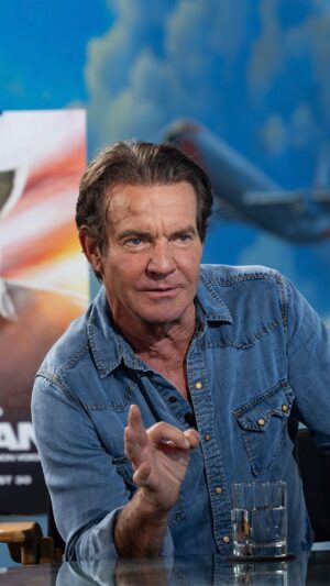 Dennis Quaid Instagram - From REHAB to REDEMPTION! 🙌 
Hear @dennisquaid’s inspiring testimony to finding Jesus!
 
Find the full episode on Praise with @mattandlauriecrouch on the TBN  app.
Watch REAGAN in theaters, August 30! For tickets & info, visit: www.reaganmovie.com