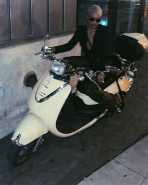 Destiny West Instagram - Can get my feelings hurt today, I won’t give a f*ck tomorrow 🏍️🦇