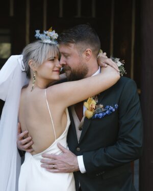 Devin Lytle Instagram - My wedding was a dream because we worked with the MOST talented and creative artists, full stop. 🛑 

First, @michellesobelphoto 📸 I was drawn to her documentary style wedding photography, and her ability to capture the sweetest moments between family and friends. Plus, she is the kindest woman to work with! So flexible! She made me feel so beautiful on my big day! 

Second, @tentenphotosynth 🌸 Jiahao is not a florist. He is a horticultural artist and plant daddy. He pulled together such a beautiful motif incorporating paper crafts and homemade arches that were mobile so that we could create a wedding parade as we marched down the streets of Big Bear to our dinner. 

I am so so grateful to these individuals for capturing and creating such a unique and beautiful day for @grokstreet and I.