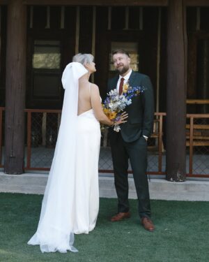 Devin Lytle Instagram - My wedding was a dream because we worked with the MOST talented and creative artists, full stop. 🛑 

First, @michellesobelphoto 📸 I was drawn to her documentary style wedding photography, and her ability to capture the sweetest moments between family and friends. Plus, she is the kindest woman to work with! So flexible! She made me feel so beautiful on my big day! 

Second, @tentenphotosynth 🌸 Jiahao is not a florist. He is a horticultural artist and plant daddy. He pulled together such a beautiful motif incorporating paper crafts and homemade arches that were mobile so that we could create a wedding parade as we marched down the streets of Big Bear to our dinner. 

I am so so grateful to these individuals for capturing and creating such a unique and beautiful day for @grokstreet and I.