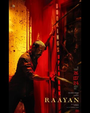 Dhanush Instagram - Raayan .. Thank you my brother @kabilanchelliah for designing such brilliant posters for this film.  You are a class apart.