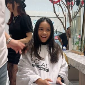 Diana Danielle Instagram - Haircut day for us all at @mikogalere with my one and only @hairstyles_by.yang