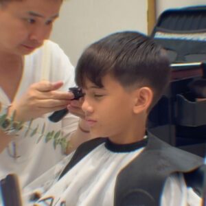 Diana Danielle Instagram - Haircut day for us all at @mikogalere with my one and only @hairstyles_by.yang