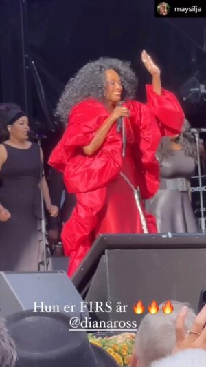 Diana Ross Instagram - We turned @smukfest into a LOVE fest! Thank you from the bottom of my heart for sharing such a special day with me ♥️ #dianaross #legacy2024 #dianarossthankyou