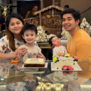 Diane Medina Instagram - Happy 1 month @isabella_ilustre !😍💘🎉🙏🏻 #MariaIsabellaElizabeth 
thank you for the cake Kuya @nixmedina , @chrysanthamedina, @watchlifewithcara & @myminioven ❤️