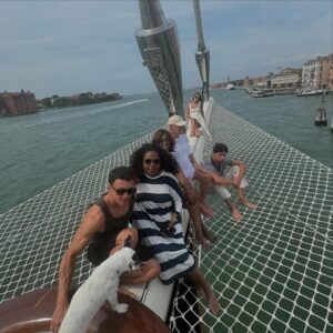 Diane van Fürstenberg Instagram - Here we come Serenissima ! ❤️🙏❤️