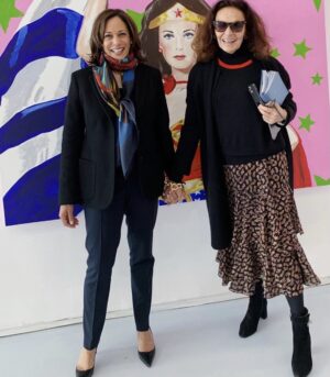 Diane van Fürstenberg Instagram - Go for it @kamalaharris ! Be the Wonder Woman you can be ….. our President !! ❤️🙏❤️