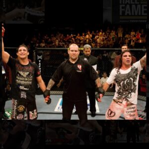 Diego Sanchez Instagram - 15 years ago today. The “Kick heard round Las Vegas”  on SPIKETV!!! Seems like only yesterday @diegonightmaresanchezufc  haha. Those were good times bro!!! 😂
#fightoftheyear 
#onemoreround 
#spiketv 
#ufc