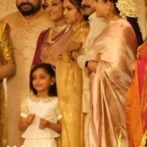 Dileep Instagram - രണ്ട് മക്കളേം ചേർത്ത് പിടിച്ചു ചക്കിയുടെ കല്യാണത്തിനു ദിലീപ് ഏട്ടൻ ❤️